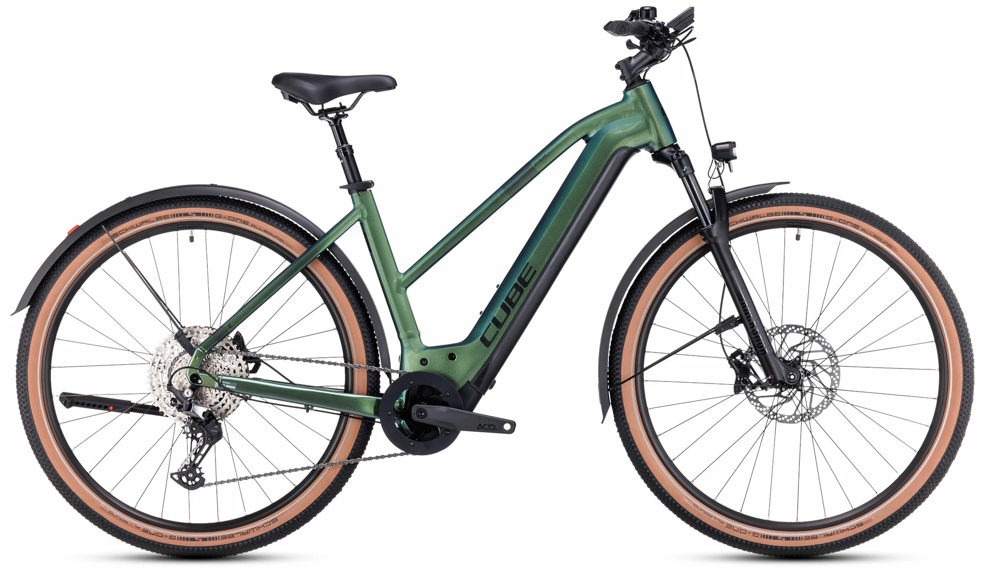 Cube Nuride Hybrid SLX 750 Allroad Lady Erde´n´black 1 Cube Nuride Hybrid SLX 750 Allroad Lady Erde´n´black