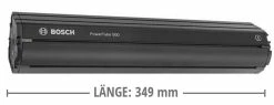 Bosch Batterie PowerTube 500 (BBP280) HORIZONTALE -Vélo Électrique Soldes PowerTube 500 Akku BBP280 HORIZONTAL 349mm 0275007539
