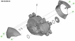 Shimano Vis De Fixation Pour Boîtier STEPS SM-DUE80 5 Shimano Vis De Fixation Pour Boîtier STEPS SM-DUE80 -Vélo Électrique Soldes Shimano Befestigungsschrauben fur Steps Gehause SM DUE80 Y72G98010 c